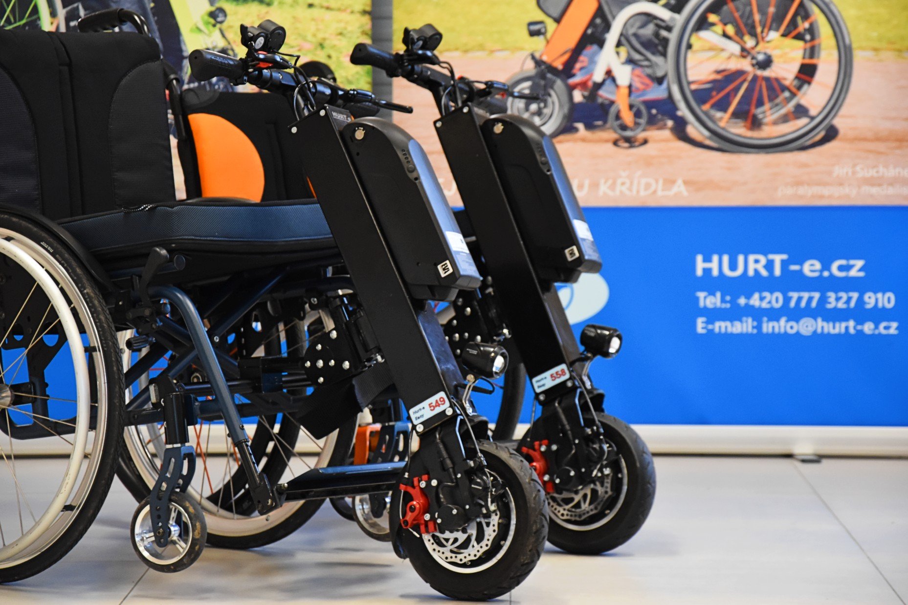 Půjčovna pohonů vozíku / vhodné i pro leteckou přepravu